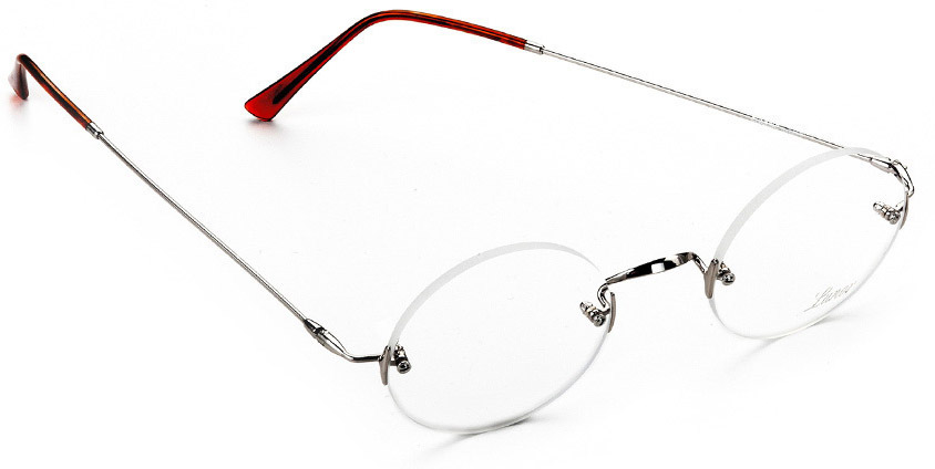 Rimless spectacles